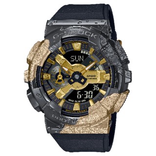 CASIO 卡西歐 G-SHOCK 40 週年冒險家之石系列 黑x金 48.8mm GM-114GEM-1A9