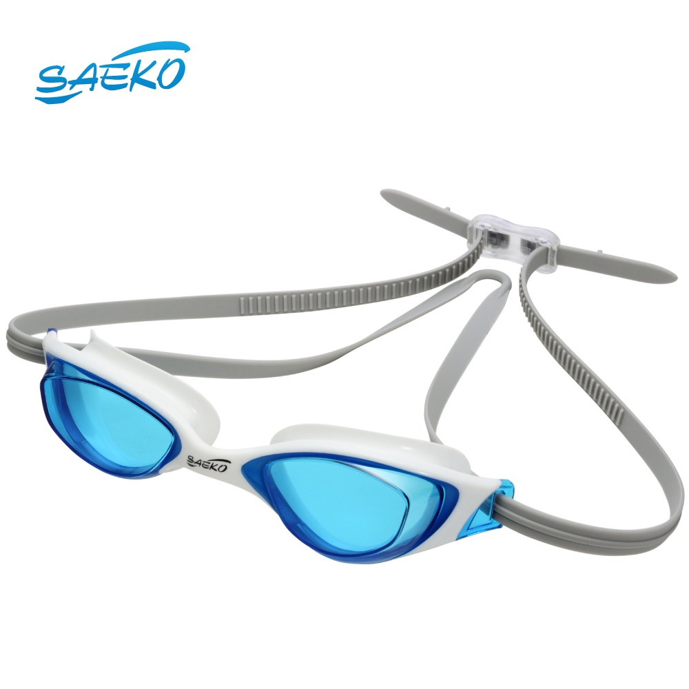 舒適眼罩 全景視野 防霧抗UV 廣角成人泳鏡 S67