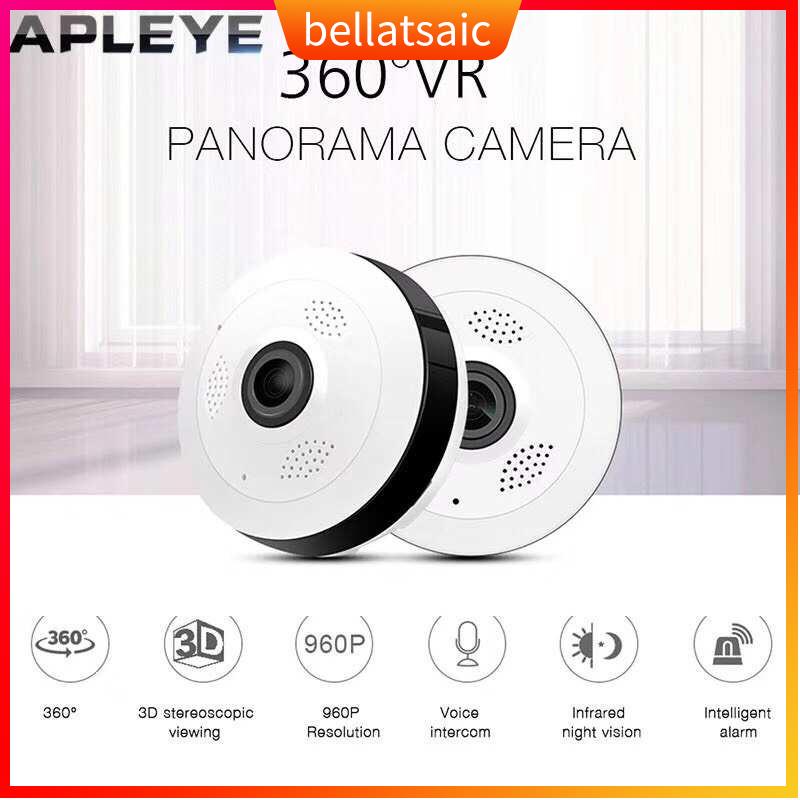 Wireless Fisheye IP Camera P2P 960P HD Security Wifi Camera