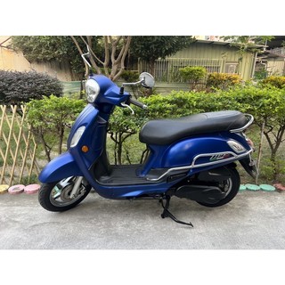 高雄Shp車行2019.7出廠.光陽Like 125碟煞版.消光藍色.可以現金.可以分期強力過件
