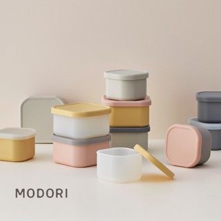 韓國🇰🇷代購 modori 矽膠收納盒套裝 3入400ml容器 無毒安全材料