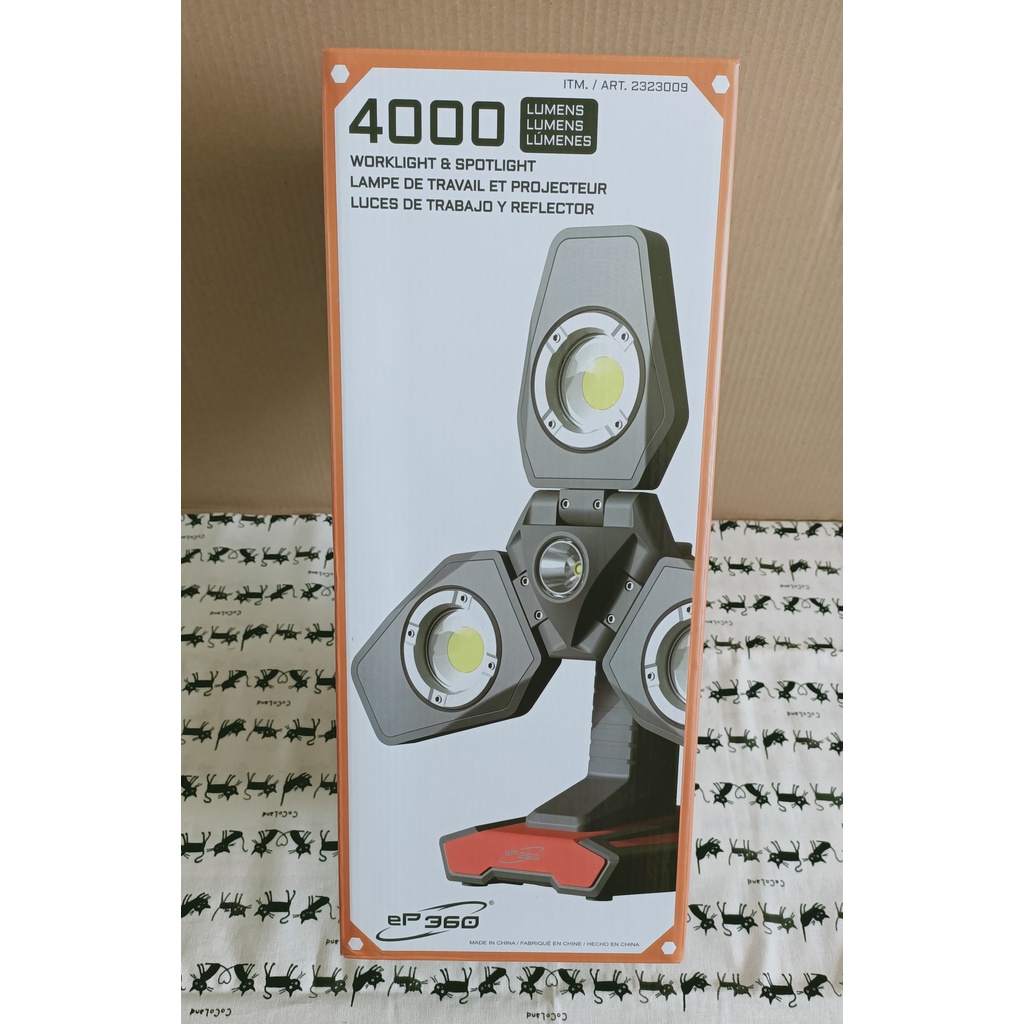 ❤現貨-全新品❤ EPOWER 360 LED充電式工作聚光燈 4000LM 好市多 Costco