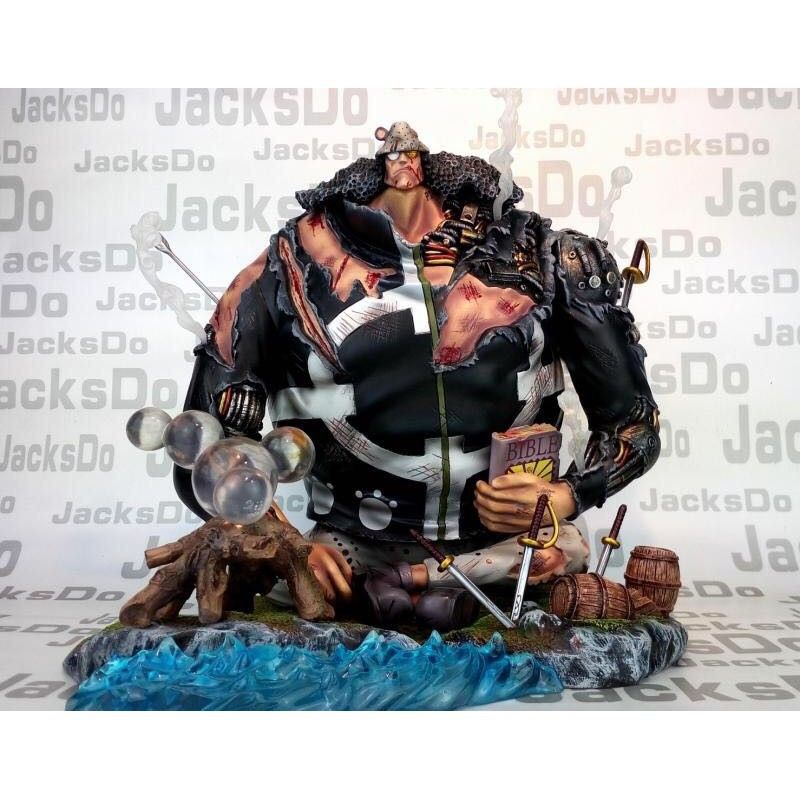 JACKSDO 海賊王 航海王 兩年後 巴索羅米 暴君熊 大熊 戰損 坐姿 JK XM P1S SIDESHOW 雕像