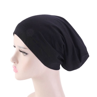 Cotton Hair Cover Bonnet Sleep Cap Silky Lined Sleep Cap Hat | 蝦皮購物