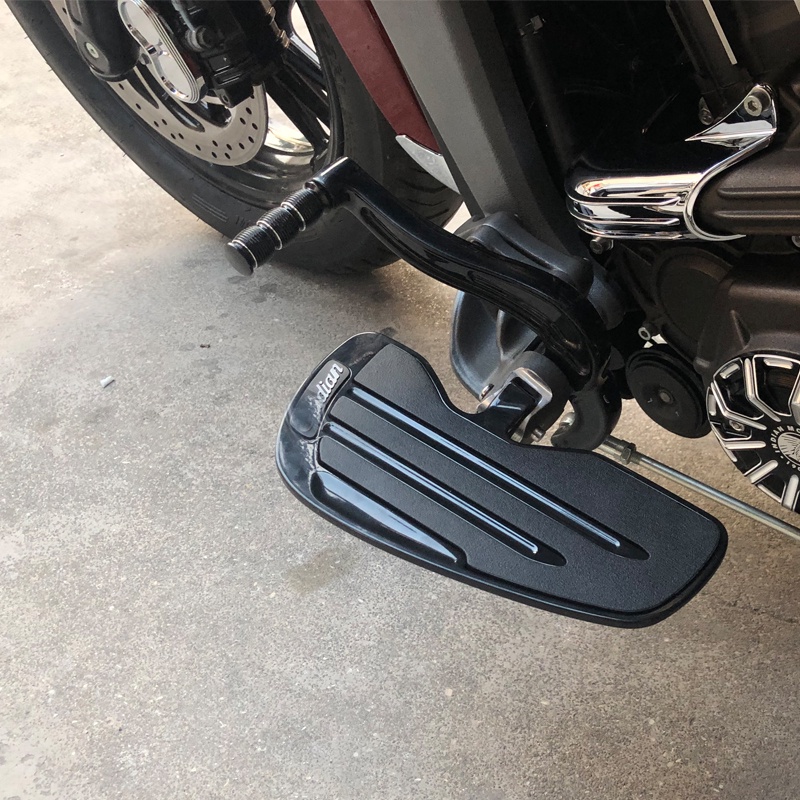 Scout bobber踏板 適用於Indian重機改裝剎車防滑墊 酋長小擋車折疊踏板專用