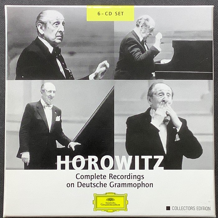 Horowitz霍洛維茲 DG唱片錄音全集6CD 巴哈/蕭邦/莫札特/拉赫曼尼諾夫/舒曼/舒伯特…德國版6CD