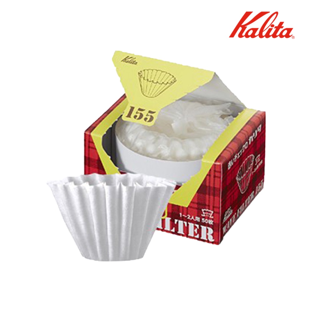 【Kalita】日本製蛋糕濾紙 50片裝 KWF-155 適用 OREA/Tiamo/Timemore系列蛋糕濾杯 濾紙