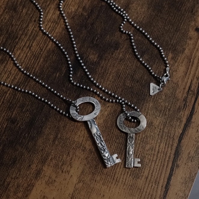 《ZEROCK》BLIND MAN TOGS Key Nacklace 鑰匙珠珠項鍊