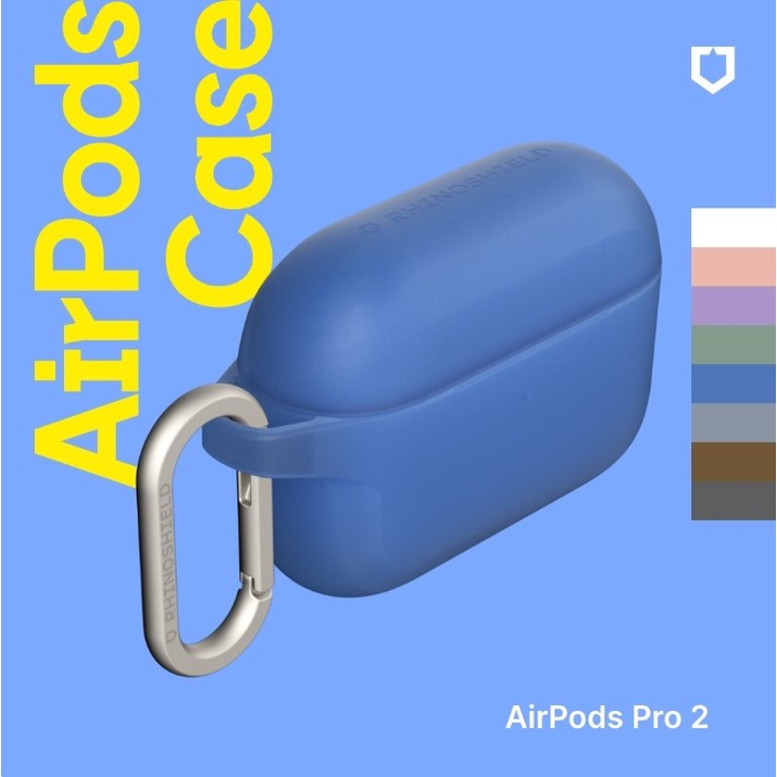 犀牛盾 ⦡ Airpods Pro 2 官方授權 防摔保護殼 耳機殼 含扣環ᵀᴴᴱᵂᴬᵞ