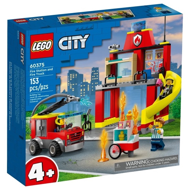 ［想樂］全新 樂高 LEGO 60375 City 城市 消防局和消防車