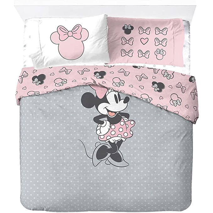預購🚀正貨🚀英國迪士尼 米妮 minnie兒童書包 被套 枕頭套 棉被套 床組 床包 床單Jay Franco