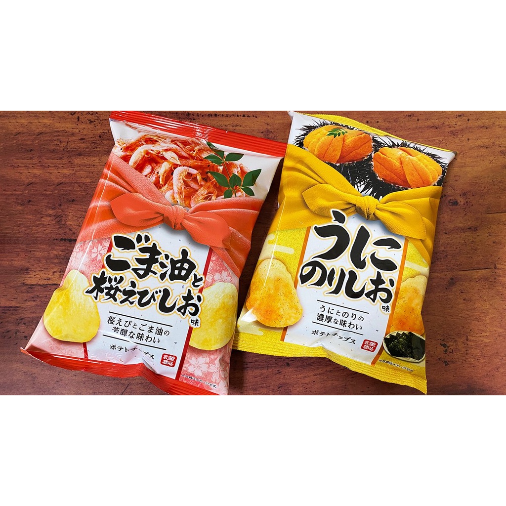 | 現貨+預購 | 日本7-11限定 山芳製菓 超限量 薄鹽海苔海膽/胡麻油櫻花蝦 洋芋片 薯片
