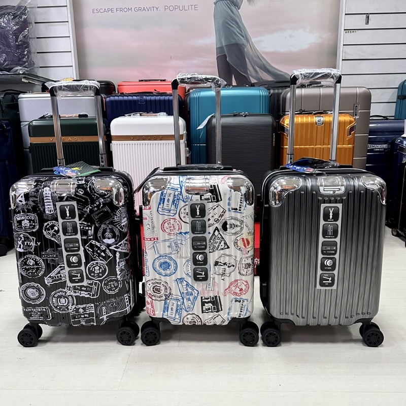 Cougar 美洲豹 髮絲紋鐵灰色 行李箱ABS+PC、鋁合金拉桿、TSA海關鎖、專利萬向減震輪 18吋(3色可選）