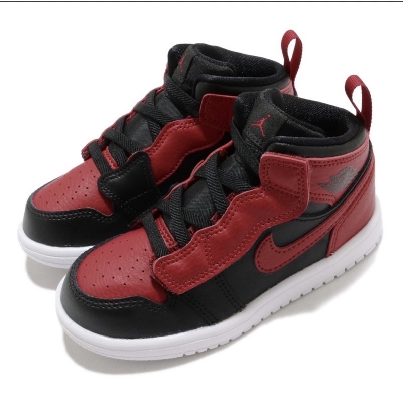 全新 Jordan 1 Mid Alt 黑紅 寶寶鞋 童鞋 AR6352-074 3C 9cm