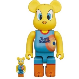 BLS • BE@RBRICK 崔弟 400% + 100% 怪物奇兵 崔蒂 SPACE JAM TWEETY 崔弟