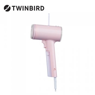 ［二手近全新］【TWINBIRD】美型蒸氣掛燙機-玫瑰粉(TB-G006TWRP)
