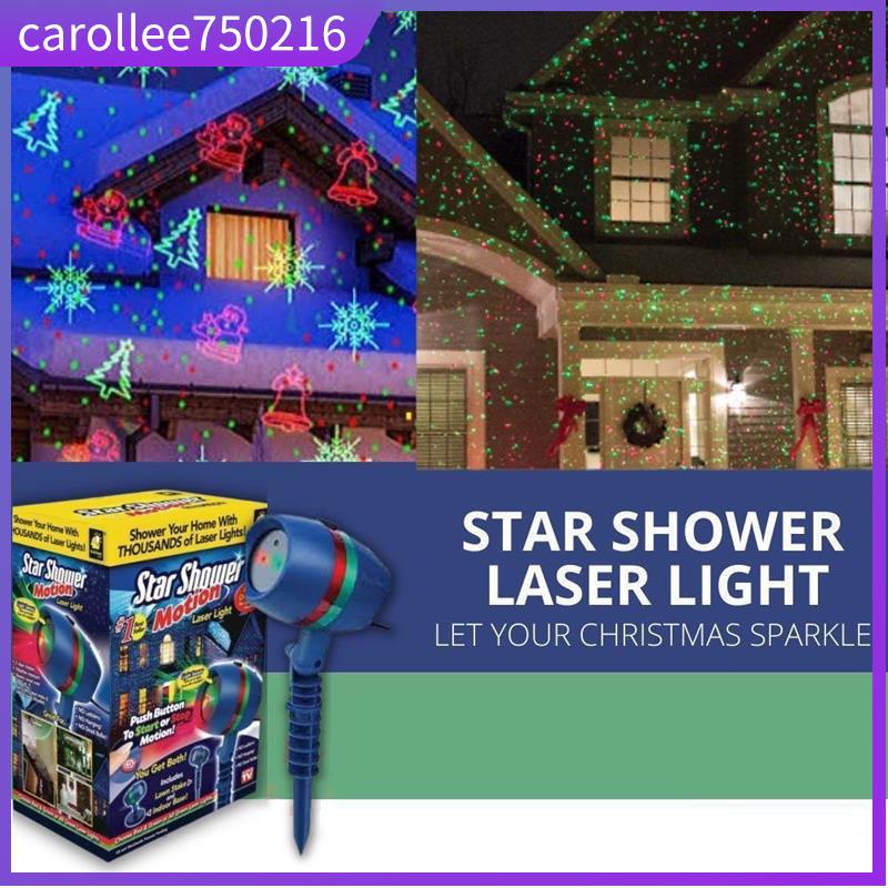 Star Shower Laser Motion Light Star Projector Outdoor Light 蝦皮購物
