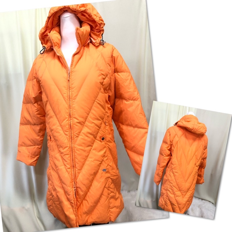 POLAR BEAR北極熊 亮橘色保暖防風羽絨外套 AA0050