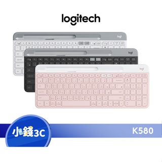 【Logitech】K580超薄跨平台無線藍牙鍵盤【小錢3C】