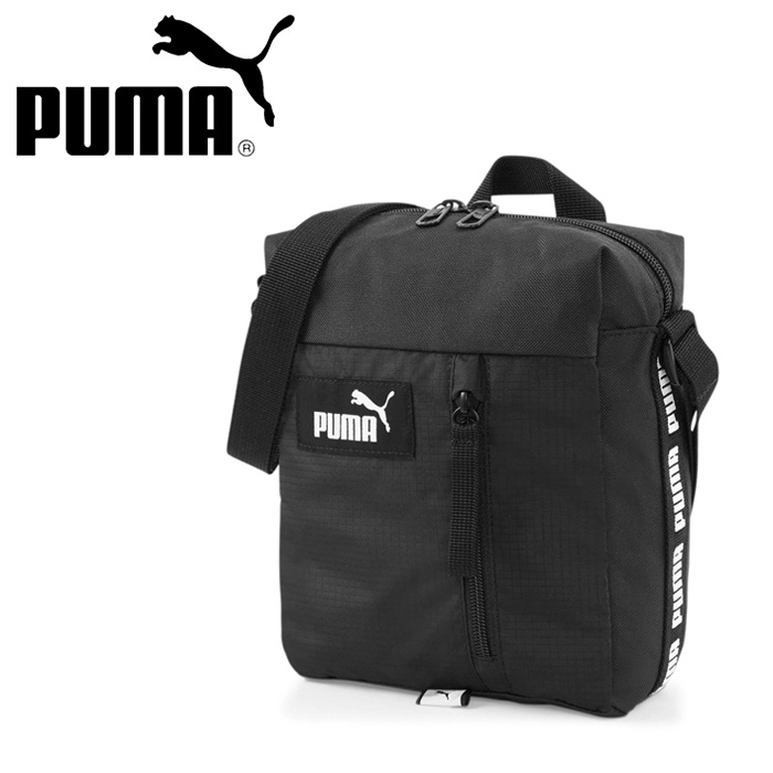 PUMA 側背包 斜背包 07886401 黑色