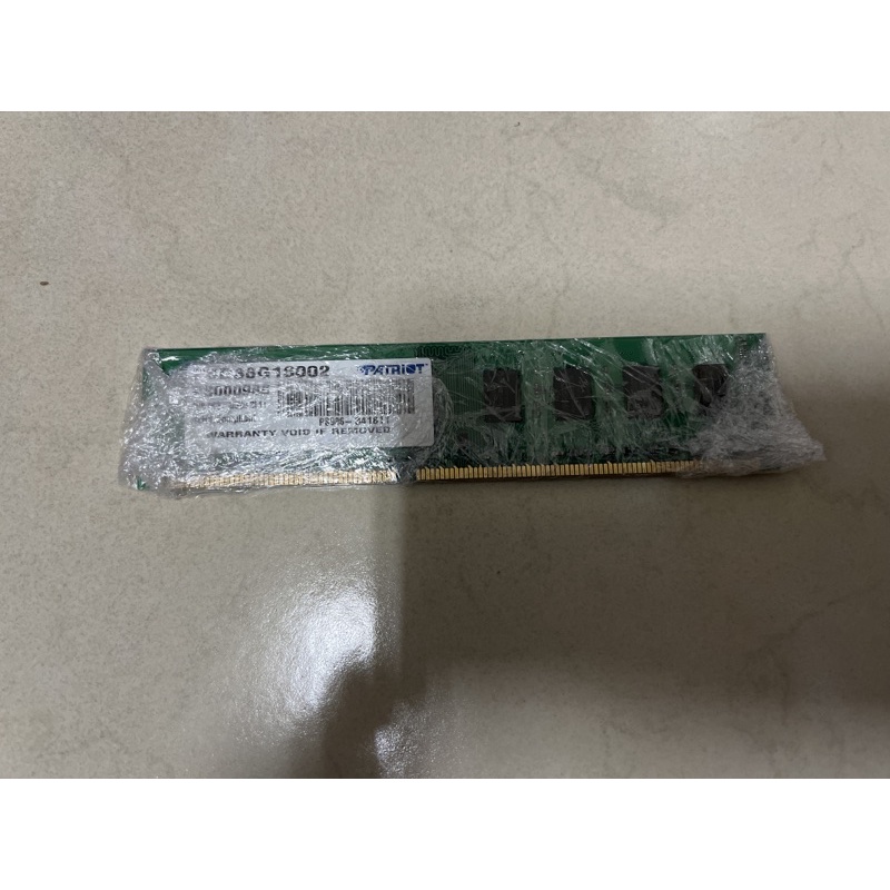 二手PATRIOT美商博帝 DDR3 1600 8GB桌上型記憶體(PSD38G16002)