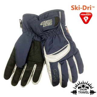 【SNOW TRAVEL】英國Ski-Dri防水透氣膜保暖手套.機車手套.保暖手套.防寒手套_深藍_AR-65