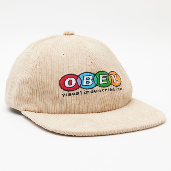 Obey Industries 6 Panel - Irish Cream 帽子《 Jimi 》