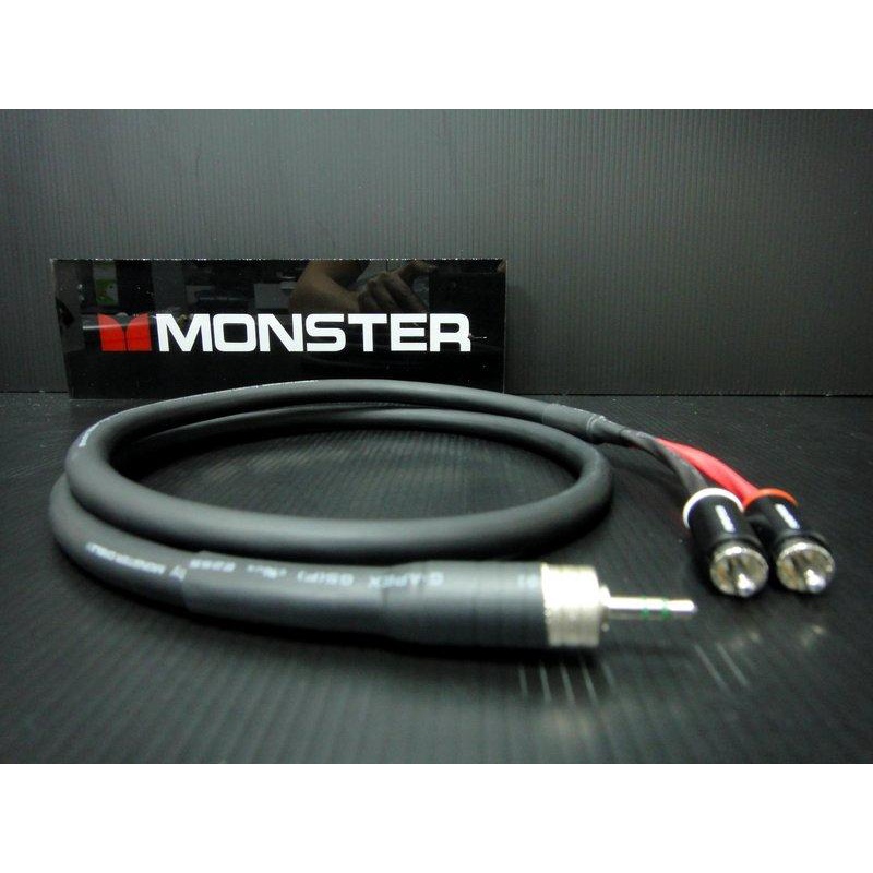 『永翊音響』美國MONSTER Video怪獸線3.5立體頭對RCA連接訊號線~超值商品,特價供應