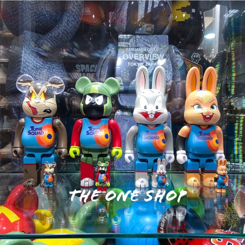 TheOneShop BE@RBRICK SPACE JAM 怪物奇兵 兔寶寶 兔巴戈 蘿拉兔 火星人馬文 威利狼