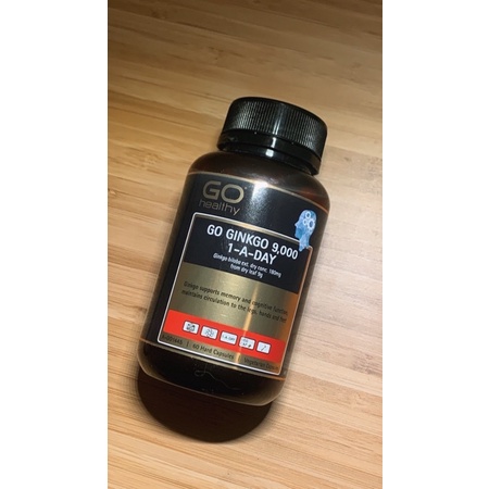 🇦🇺澳洲 「預購」GO healthy ginkgo銀杏膠囊 9000mg 60錠