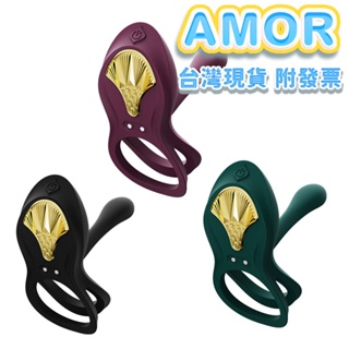 AMOR情趣用品無線跳蛋送潤滑液 Zalo Bayek｜貓神情侶共振器｜四點全面共振 男女共震高潮G點穿戴器 跳蛋按摩器