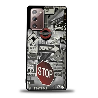SAMSUNG 定製硬殼外殼三星 Note 20 10 9 8 7 Ultra Plus FE Lite 牆藝術塗鴉 A