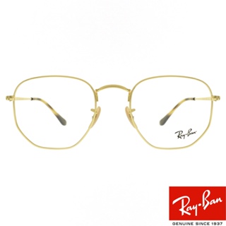 RayBan 光學眼鏡 RB6448 2500-54mm HEXAGONAL 六角形 眼鏡框 - 金橘眼鏡