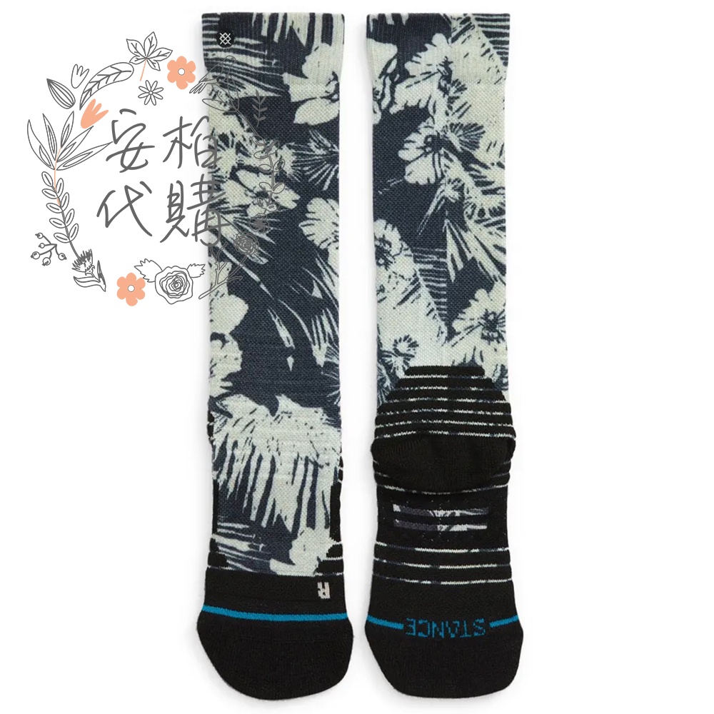 🧦僅一雙🧦 Stance 襪子 Tropic Chill Crew Socks 美國 花卉 黑灰綠 🇺🇸安柏代購🇺🇸