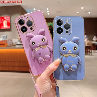 3 合 1 兔子支架繩手機殼適用於 Redmi Note 7 8 9 10 11 PRO 10S 11S 9S 軟蓋 C