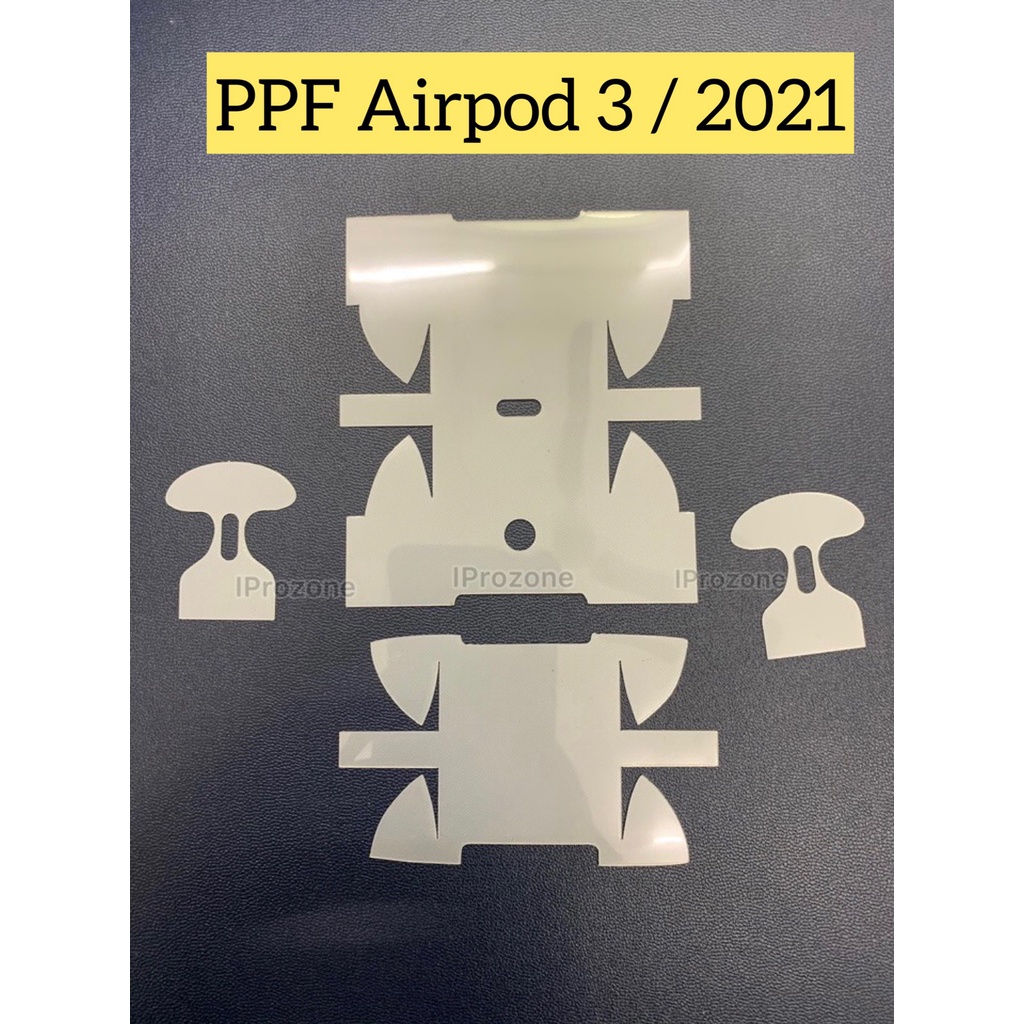 適用於 Airpod Pro 2 / 2022 和 Airpod 3 / 2021 的防刮透明柔性 PPF 貼紙,防震防