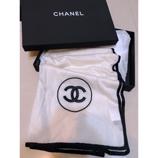 （售出）Chanel 經典雙C Logo羊絨真絲 圍巾/披肩