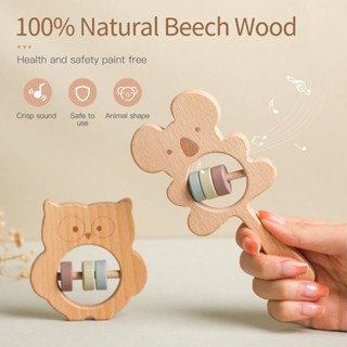 現貨《木製玩具】安撫寶寶木質手抓棒 搖鈴玩具 ♥ 嬰幼兒 木質手搖棒 商檢合格 ♥ 兒童玩具 掛鈴 搖鈴 玩具