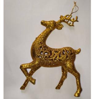 聖誕吊飾 -金蔥吊飾 銀蔥吊飾 立體鹿 貓頭鷹 聖誕掛飾 佈置用吊飾 擺飾.
