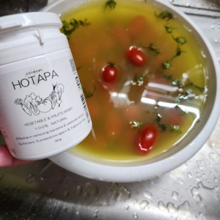 現貨 日本製 HOTAPA 蔬果除氯貝殼清潔粉 90g-100%貝殼粉