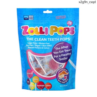 促銷 美國進口 ZOLLIPOPS祖莉嬰兒棒棒糖 兒童零食 糖果 無糖 木糖醇棒棒糖