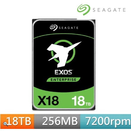 SEAGATE 希捷 EXOS 18TB 3.5吋 7200轉 SATAⅢ 企業級硬碟