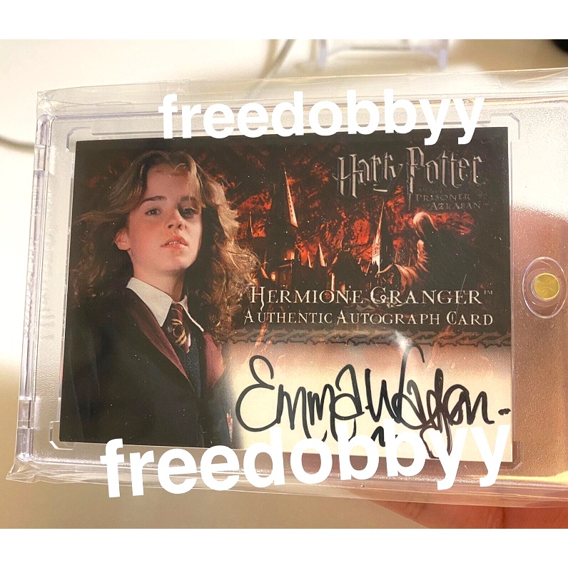 Harry Potter 哈利波特 阿茲卡班的逃犯 Emma Watson 艾瑪華森 妙麗 格蘭傑 簽名卡