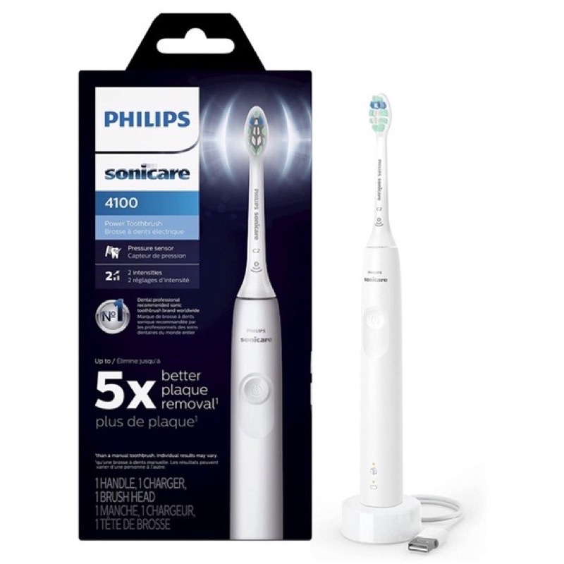 ✈️新版philips sonicare 7倍強效 電動音波淨音波電動牙刷4100 hx3681