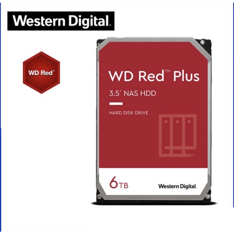 全新 威騰 WD 6TB 6T 紅標 硬碟 NAS 3.5吋 硬碟 伺服器硬碟 內接硬碟 WD60EFZX