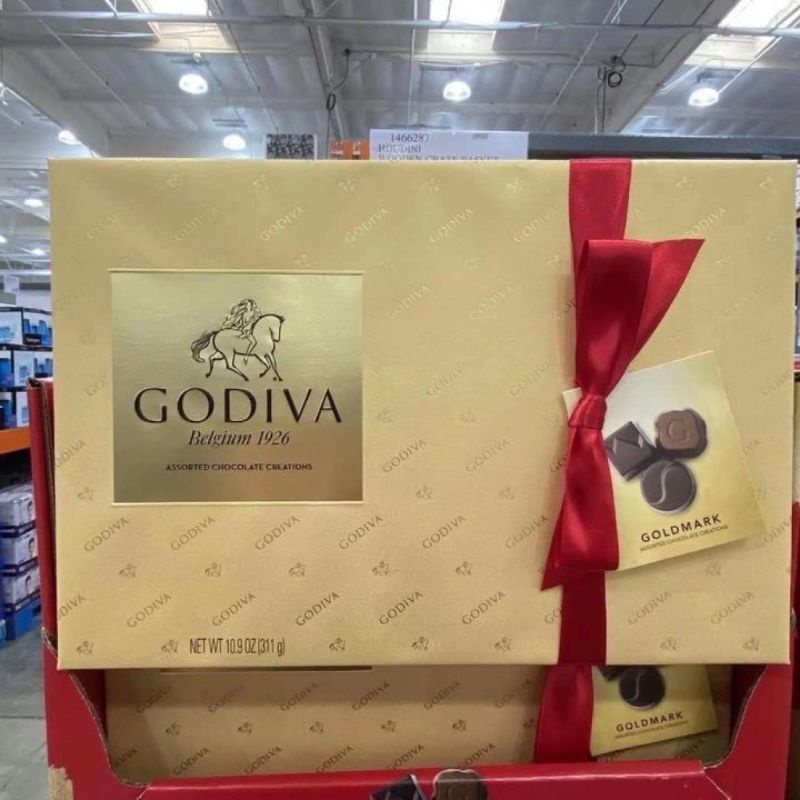 快速出貨🔥【現貨效期2024.09.12】Godiva巧克力 紅緞帶 金裝 精裝禮盒🎁 27顆 情人節 生日禮物