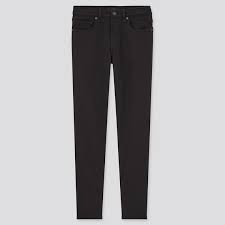 UNIQLO 女裝 EZY SLIM FIT 牛仔褲 (BLACK/XS)