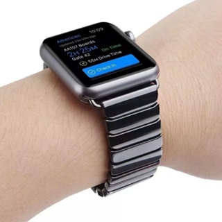 高品質陶瓷錶帶 適用Apple watch ultra 9 8 7 6 5 SE 蘋果替換錶帶 41mm 45/49mm