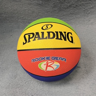 Spalding Rookie Gear 斯伯丁 Basketball 彩虹 室外 橡膠 5號 籃球【WENWU】