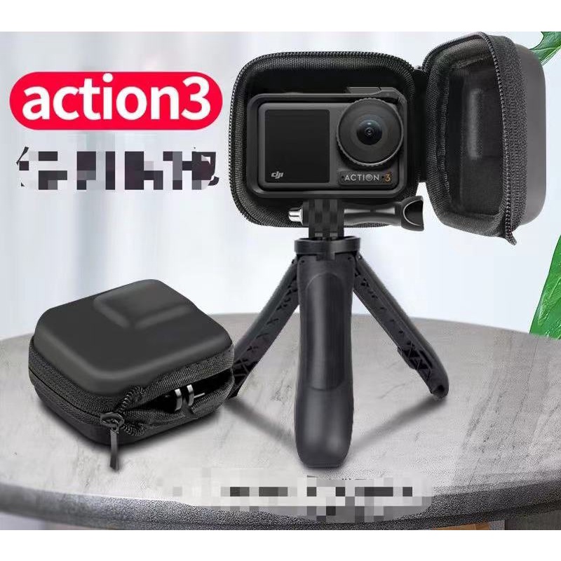 適用於 DJI Osmo action 3/DJI action 4 相機配件的機身迷你 PU 收納盒防水保護套